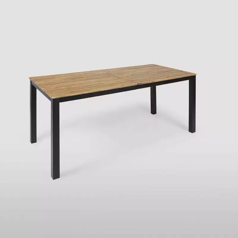 Conjunto de comedor para patio Concord de 7 piezas de madera de acacia, color teca - Christopher Knight Home: resistente a la intemperie, para 6 personas