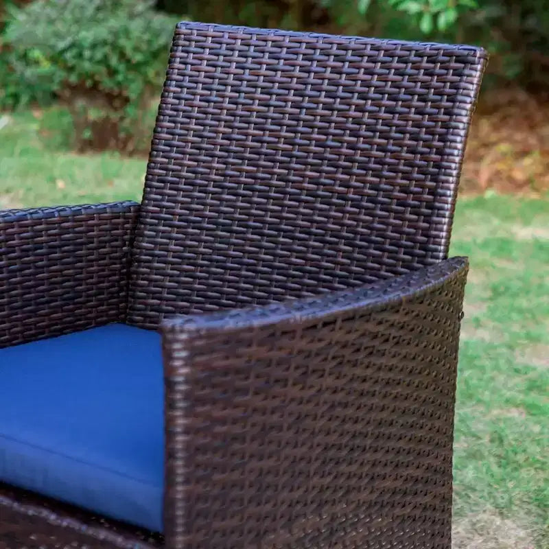 7pc Patio Dining Set with Expandable Table & 6 PE Rattan Chairs - Captiva Designs