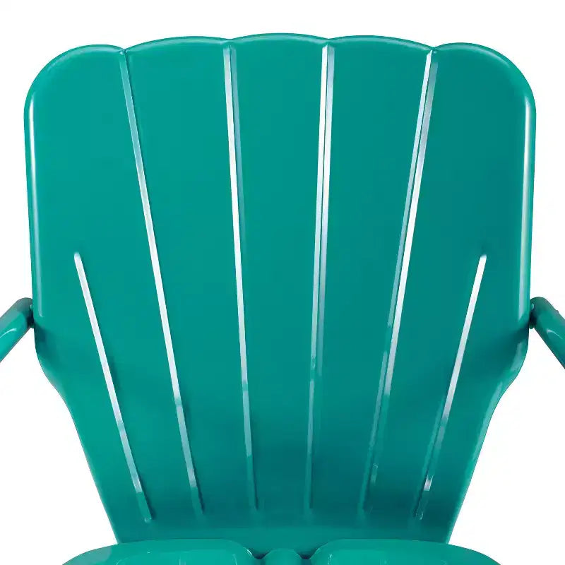 Ridgeland 5-teiliges Outdoor-Ess-Set – Türkis – Crosley
