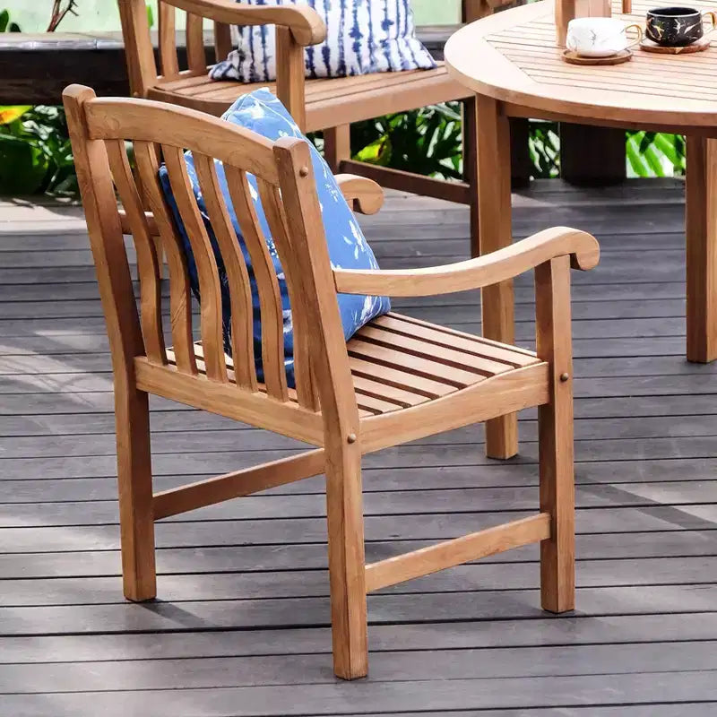 Sonoma Lane Gresham 5-teiliges Outdoor-Essset aus Teakholz – witterungsbeständig