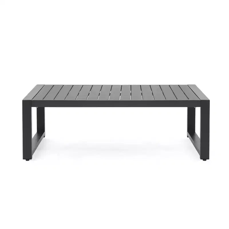 Christopher Knight Home Thorne Modernes Outdoor-Sitz-Set aus Aluminium für 4 Personen