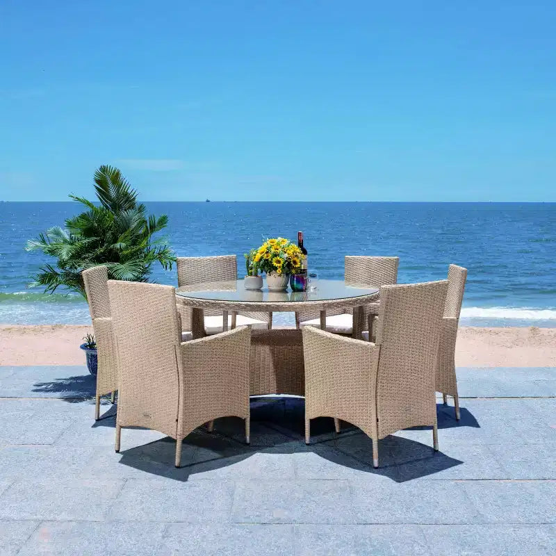 Conjunto de comedor Challe - Interior/exterior - PAT7702 - Safavieh