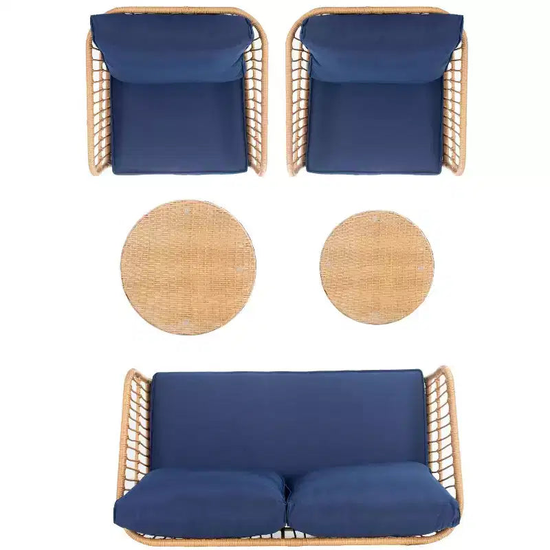 Venta 5 Piece Living Set - Indoor/Outdoor - PAT9007 - Safavieh