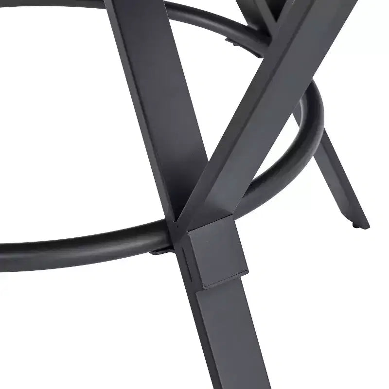 5 Piece Dining Table Set Dining Set with 4 Dining Chairs and Round/Square Table, Black+Natural/Walnut-ModernLuxe