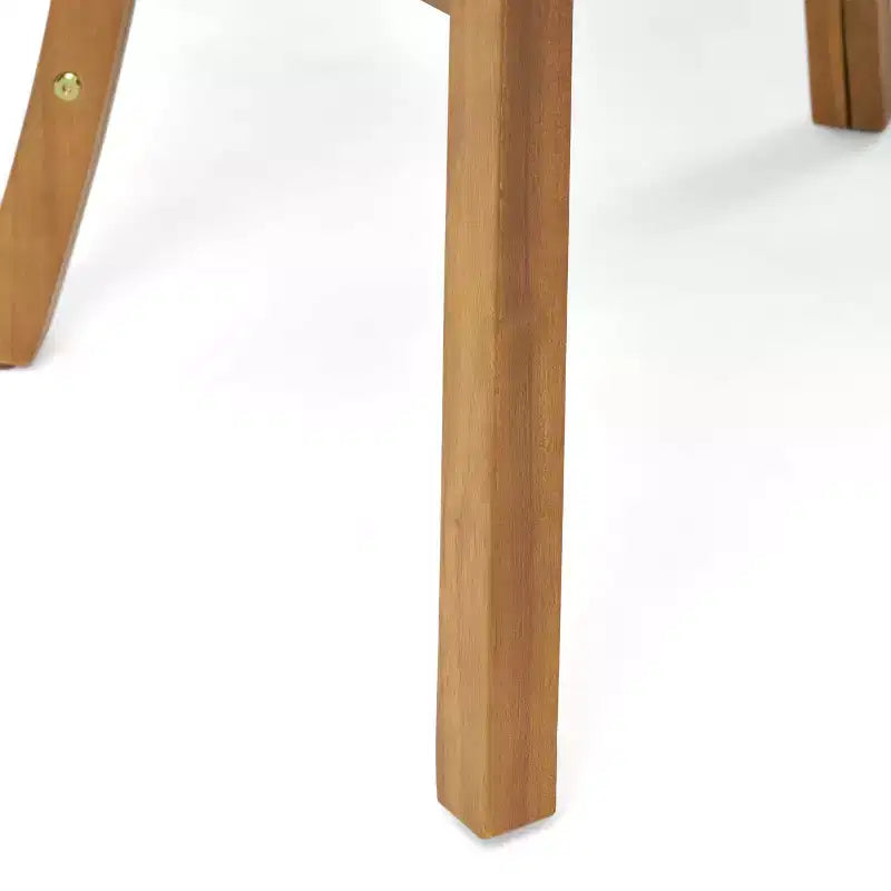 Christopher Knight Home Tamaron uitschuifbare eetset voor buiten van acaciahout, 7-delig, met kussens, teak en crème