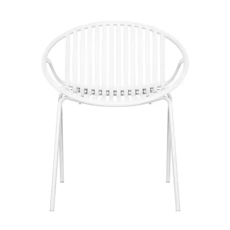 Conjunto de comedor moderno de 7 piezas para exteriores Christopher Knight Home Pablo, con sillas apilables