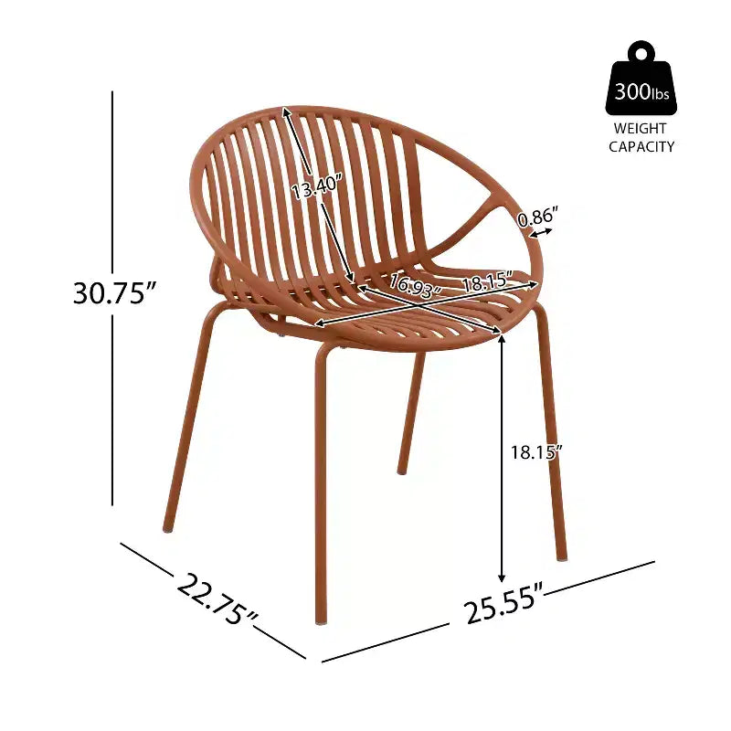 Conjunto de comedor moderno de 7 piezas para exterior Christopher Knight Home Paddy, de metal y polipropileno, con silla apilable