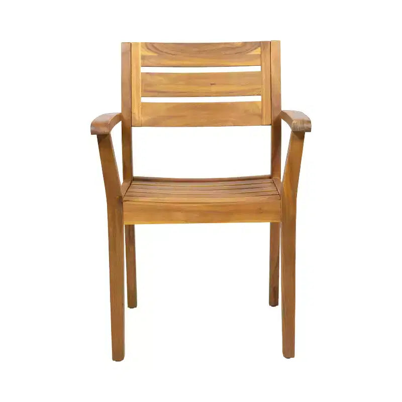 Christopher Knight Home Stamford conjunto de comedor exterior de madera de acacia de 9 piezas, extensible