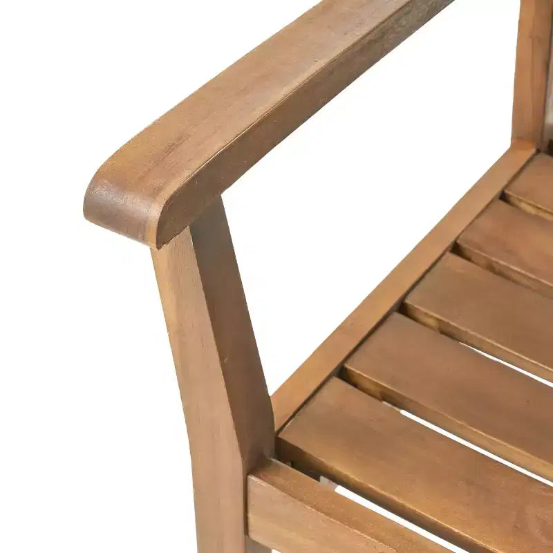 Christopher Knight Home Stamford conjunto de comedor exterior de madera de acacia de 9 piezas, extensible