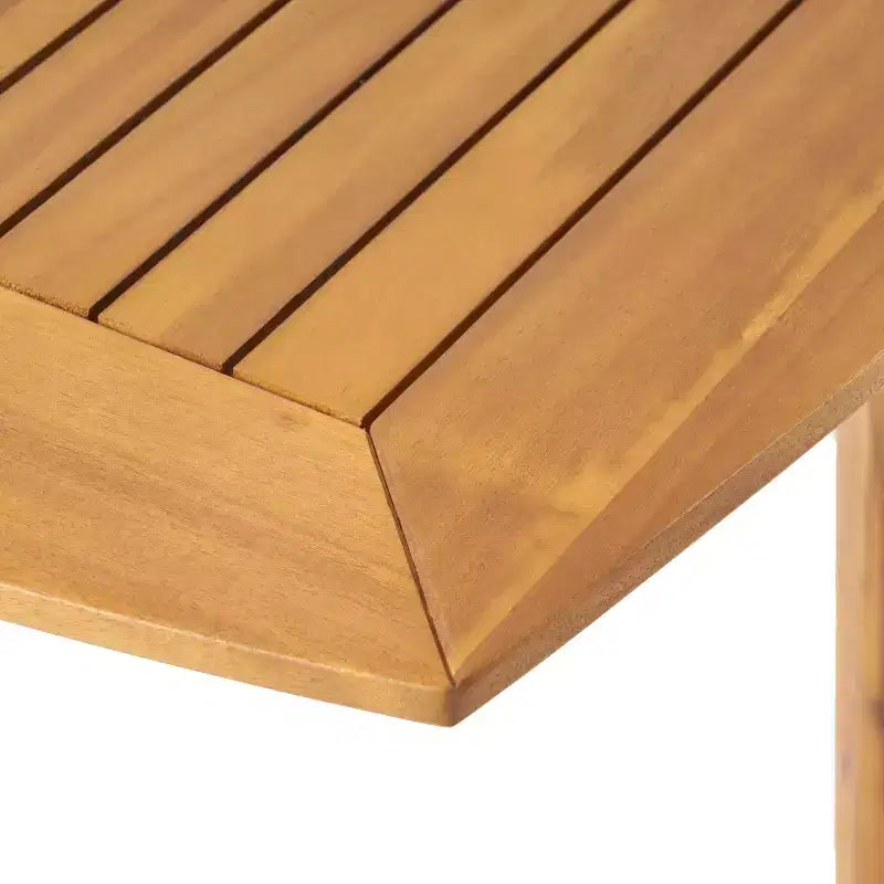 Christopher Knight Home Stamford conjunto de comedor exterior de madera de acacia de 9 piezas, extensible