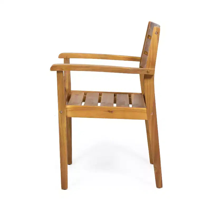Christopher Knight Home Stamford conjunto de comedor exterior de madera de acacia de 9 piezas, extensible