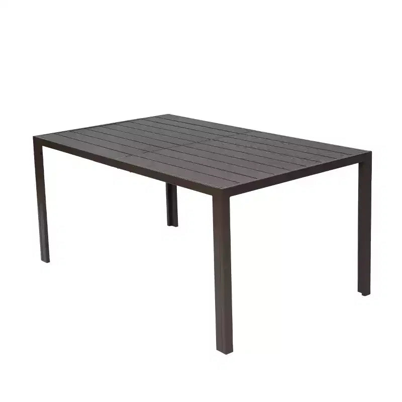 GDFStudio Eudora weerbestendige 7-delige eetset voor buiten met 6 Textilene-stoelen
