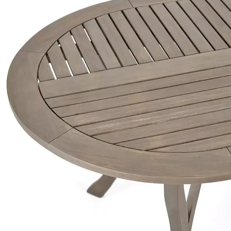 Juego de comedor de 7 piezas para exteriores Christopher Knight Home, de madera de acacia y mimbre, con cojines