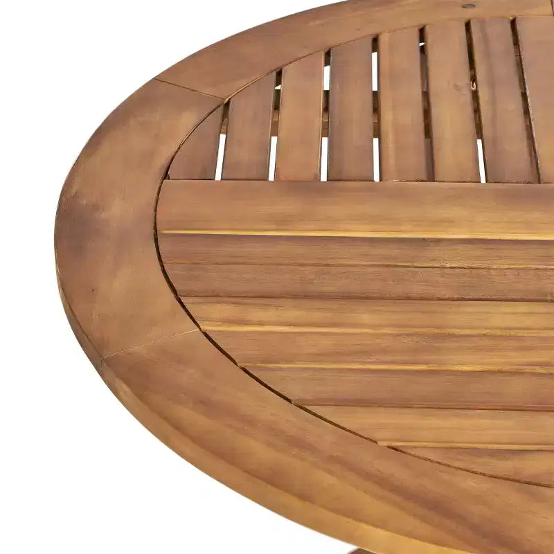 Juego de comedor de 7 piezas para exteriores Christopher Knight Home, de madera de acacia y mimbre, con cojines