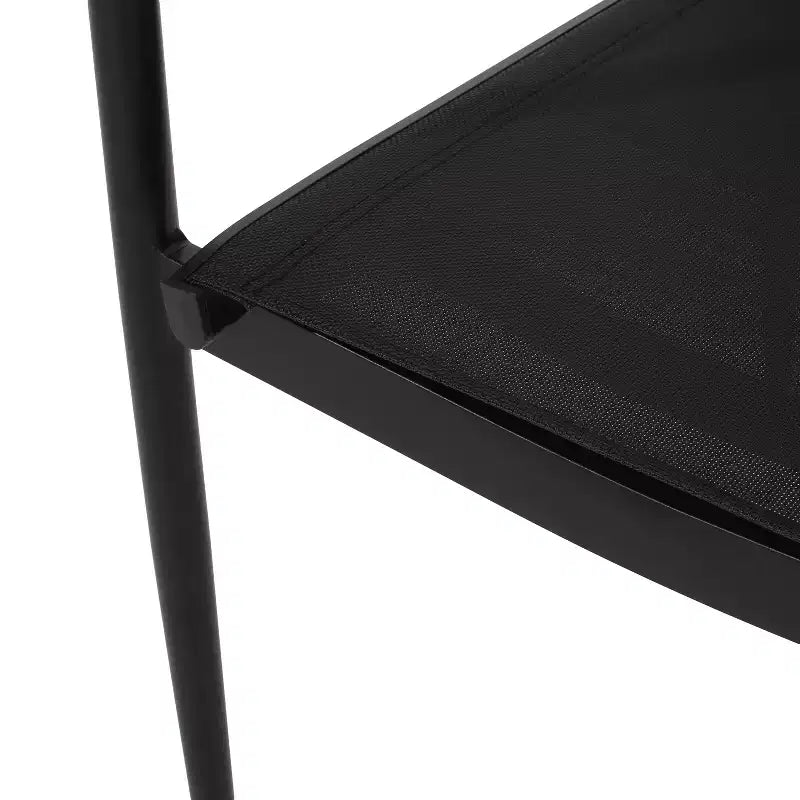 Christopher Knight Home Naop 7-delige eetset voor buiten van gaas en aluminium, zwart