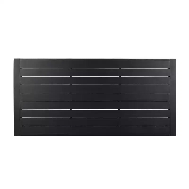 Christopher Knight Home Naop 7-delige eetset voor buiten van gaas en aluminium, zwart