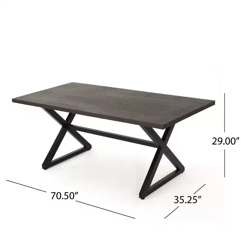Conjunto de comedor exterior Christopher Knight Home Aisha de 6 piezas de mimbre y aluminio, con banco, marrón multicolor/marrón