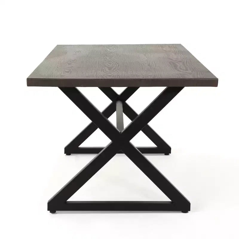 Conjunto de comedor exterior Christopher Knight Home Aisha de 6 piezas de mimbre y aluminio, con banco, marrón multicolor/marrón