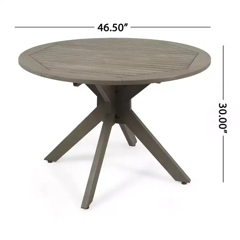 Set da pranzo da esterno Christopher Knight Home Wes, 5 pezzi, in legno di acacia e vimini, con cuscino