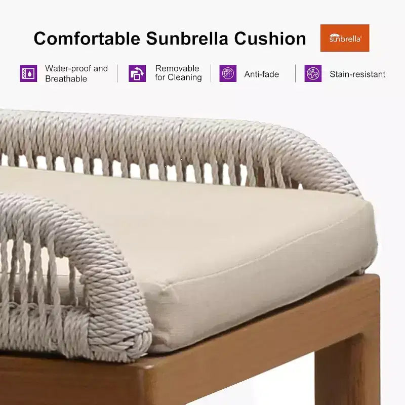 Conjunto de comedor para patio PURPLE LEAF, mesa de metal y sillas de ratán de mimbre para porche exterior, jardín o cocina, conjuntos de muebles modernos de exterior
