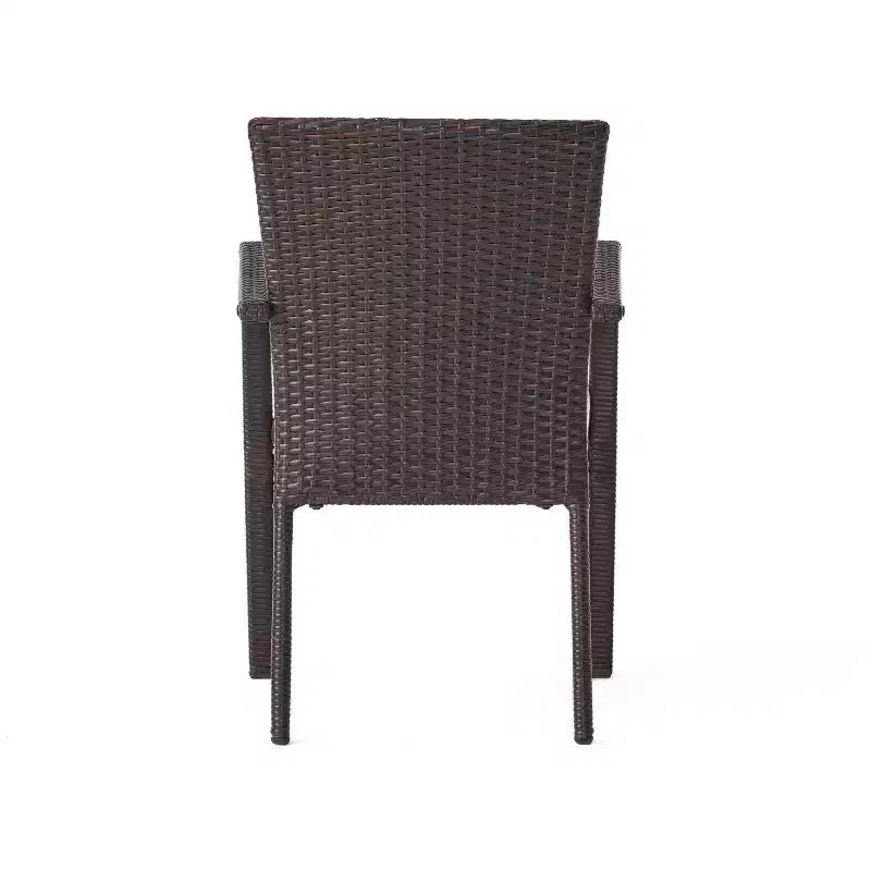 Conjunto de comedor de exterior de 7 piezas Christopher Knight Home Adina, de mimbre y aluminio, con cojines
