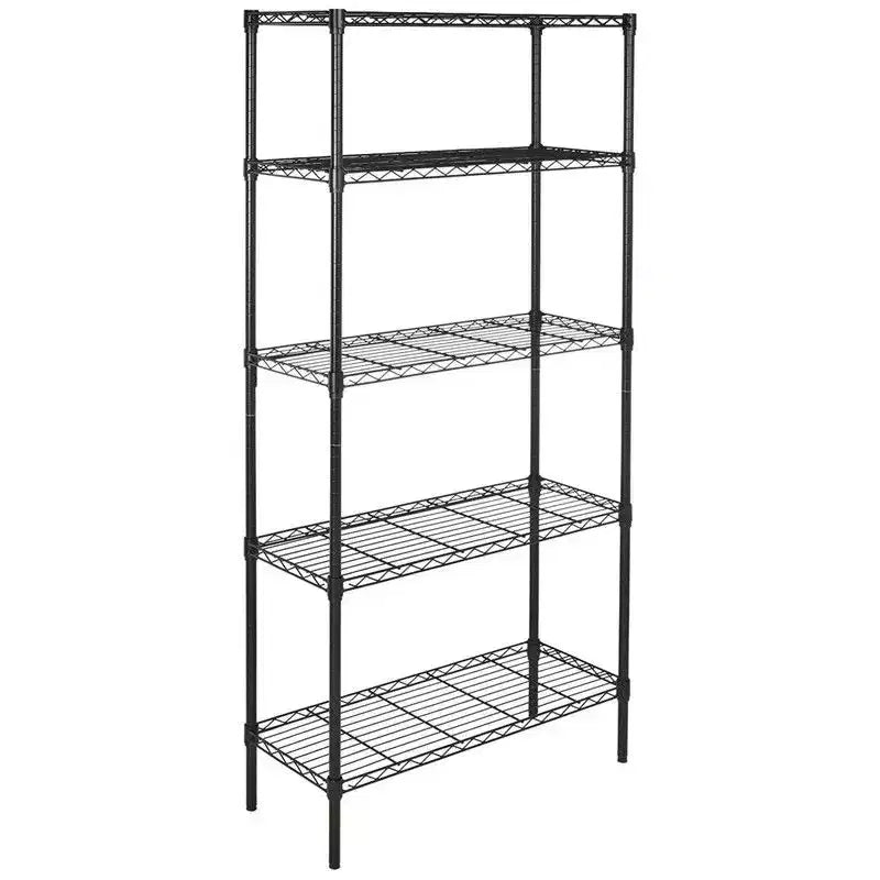 35.43" Wide 5-Tier Metal Shelving Unit