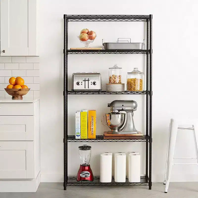 35.43" Wide 5-Tier Metal Shelving Unit