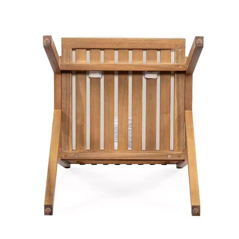 Conjunto de comedor exterior Christopher Knight Home Reynard de 7 piezas de madera de acacia, con sillas con respaldo de cuerda
