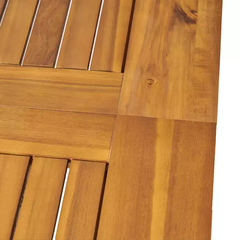 Conjunto de comedor expandible para exterior de 7 piezas Christopher Knight Home Reynard, con mesa de madera de acacia y sillas con respaldo de cuerda
