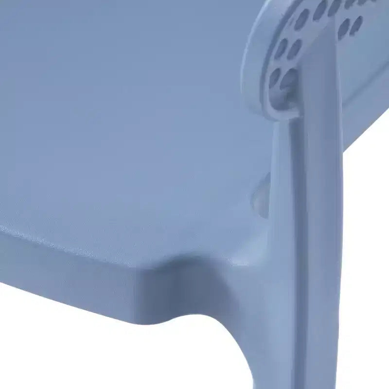 Conjunto de mesa de comedor cuadrada de resina para patio exterior de 5 piezas WestinTrends Playa con sillas de comedor apilables para patio
