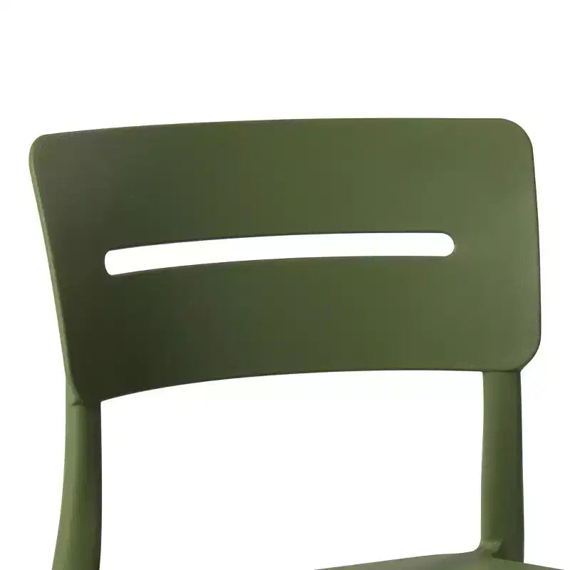 Conjunto de mesa de comedor rectangular de metal para patio exterior de 7 piezas WestinTrends Playa con sillas apilables para patio