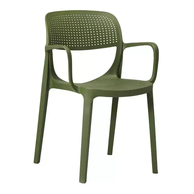 Conjunto de mesa de comedor rectangular de metal para patio de exterior de 7 piezas Playa de WestinTrends con sillas de comedor apilables para patio