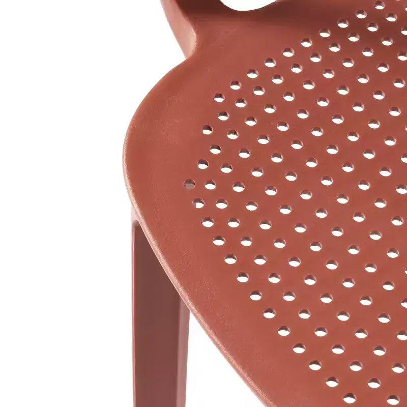 Conjunto de mesa de comedor rectangular de metal para patio de exterior de 7 piezas Playa de WestinTrends con sillas de comedor apilables para patio