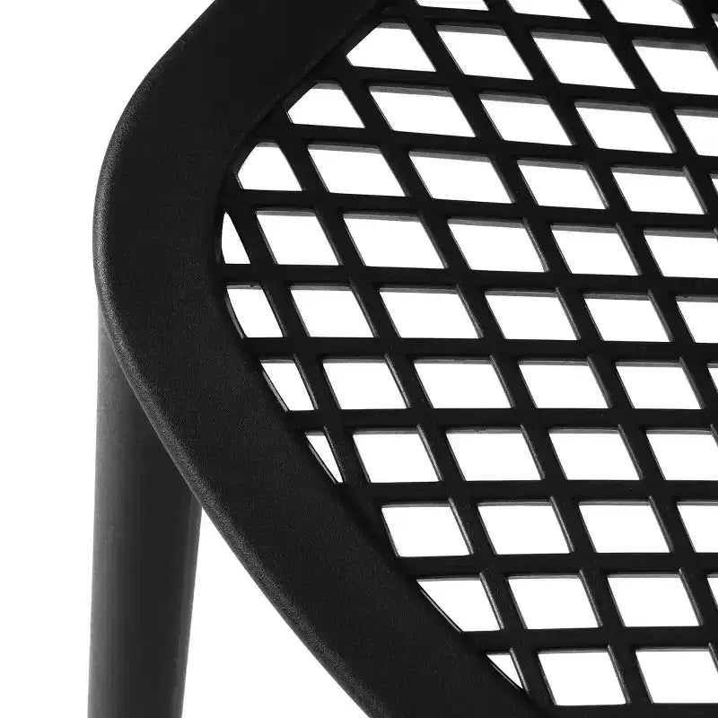 Juego de mesa de comedor para patio de 7 piezas WestinTrends Playa, de metal, con sillas apilables
