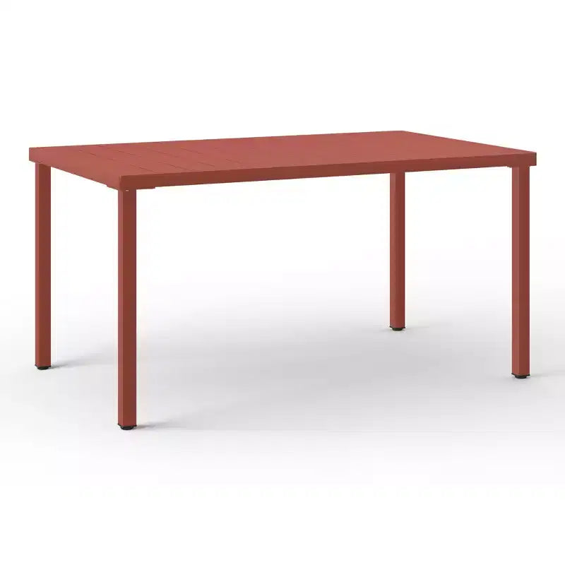 Juego de mesa de comedor para patio de 7 piezas WestinTrends Playa, de metal, con sillas apilables