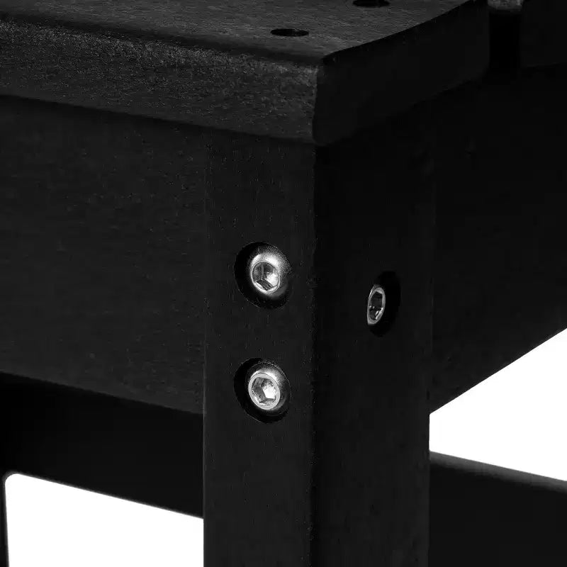 Juego de comedor rectangular para patio exterior WestinTrends Ashore de 7 piezas, de HDPE, con sillas laterales