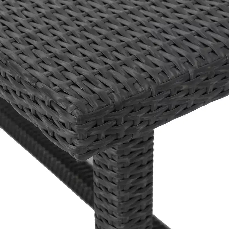 Juego de comedor de mimbre para exteriores Christopher Knight Home Harlowe de 7 piezas con cojines