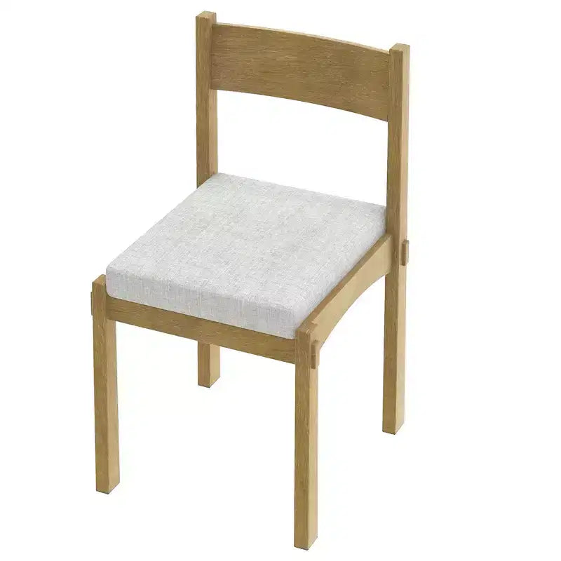 Whisen 7-Piece Retro Dining Set with Upholstered Chairs