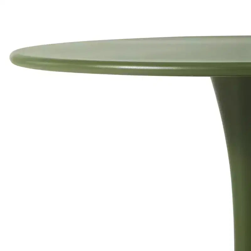 Juego de comedor de patio exterior de metal WestinTrends Playa de 5 piezas con sillas de patio apilables