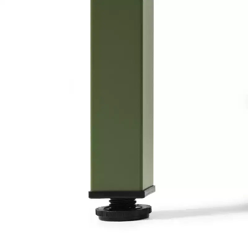 Juego de patio de 5 piezas WestinTrends Playa con mesa cuadrada de comedor con estructura metálica y sillas apilables para patio