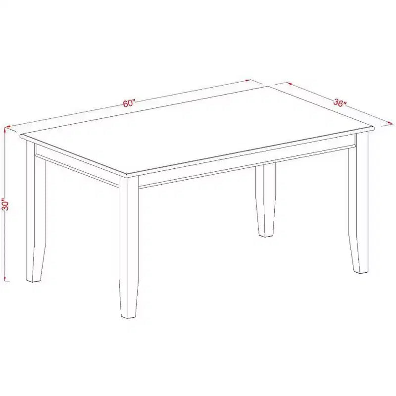 HomeStock Belmont formele eetkamerset – eettafel en eetkamerstoelen, zwart