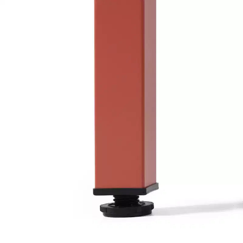 Conjunto de mesa de comedor rectangular de metal para patio de 7 piezas WestinTrends Playa, con sillas de comedor de plástico apilables para 6 personas