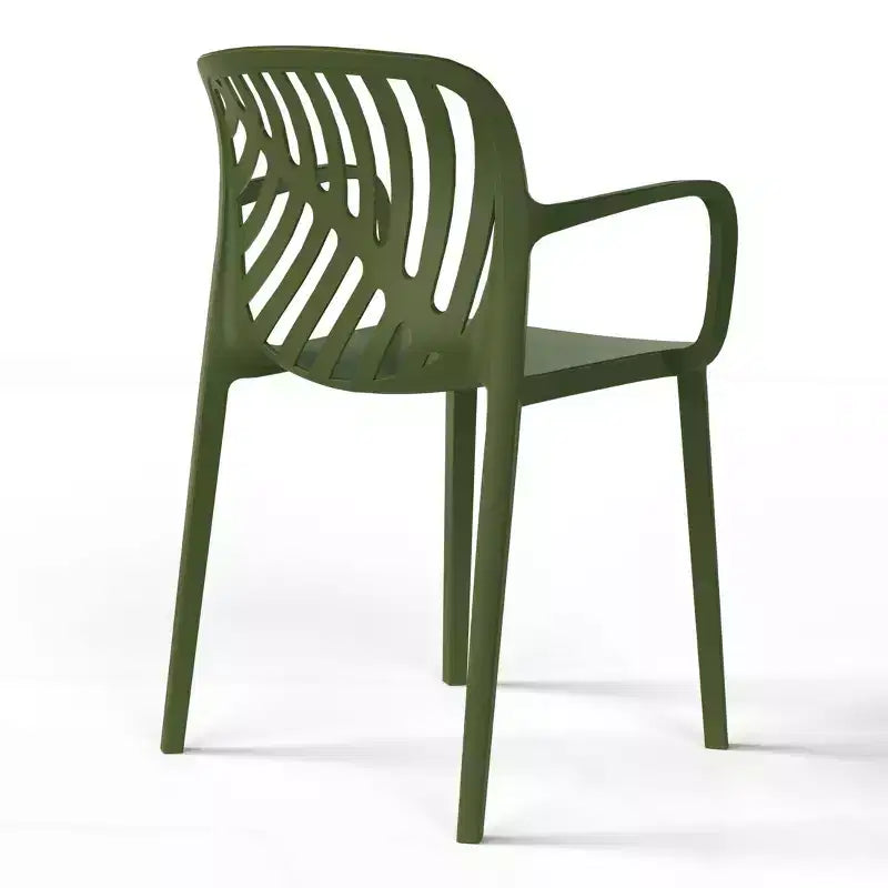 Conjunto de mesa de comedor cuadrada para patio de 5 piezas Playa de WestinTrends con sillas de comedor apilables para patio