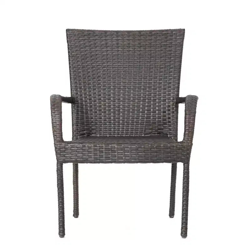 Juego de comedor de 5 piezas para exteriores Christopher Knight Home Lagen, de madera de acacia y mimbre