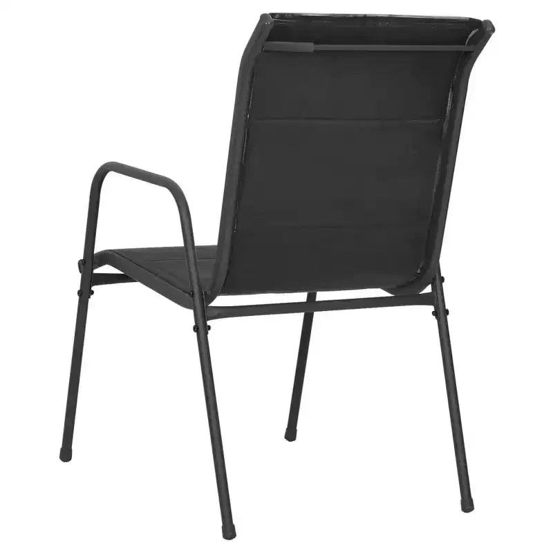 vidaXL Garden Dining Set Black and Anthracite