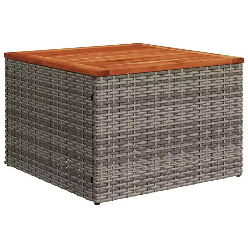 vidaXL Garden Sofa Set Grey Poly Rattan One size fits all Modular