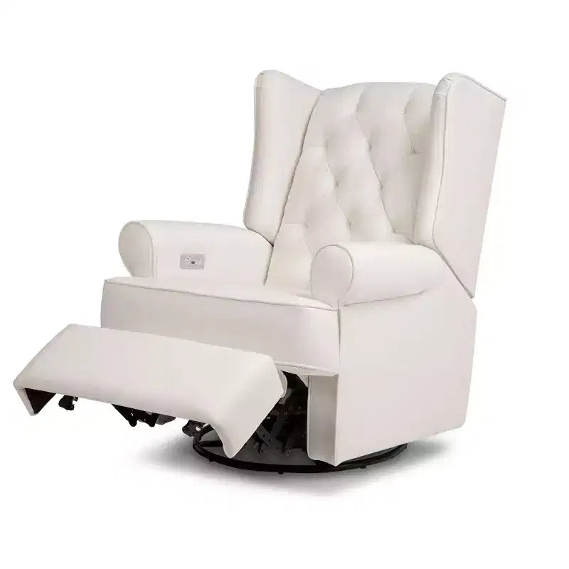 Electronic Recliner and Swivel Glider with USB Port, Performance Cream Eco-Weave