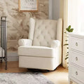 Electronic Recliner and Swivel Glider with USB Port, Performance Cream Eco-Weave