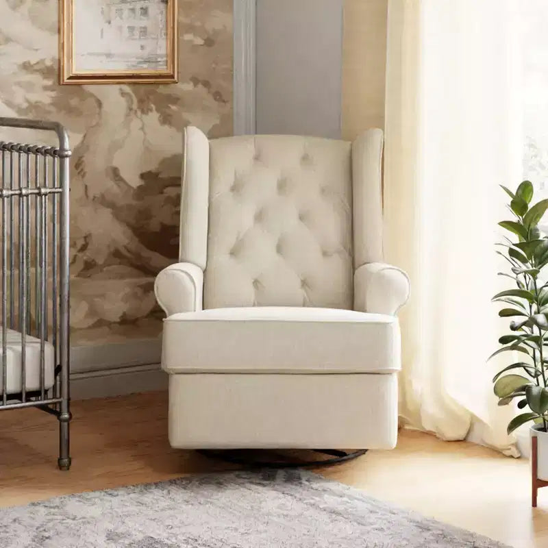 Electronic Recliner and Swivel Glider with USB Port, Performance Cream Eco-Weave