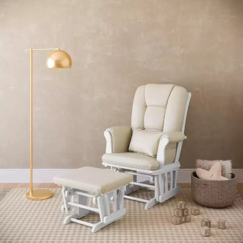 Nursery Glider Rocking Chair and Ottoman